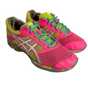 Asics Gel Frantic 7 Pink Lime Blue White